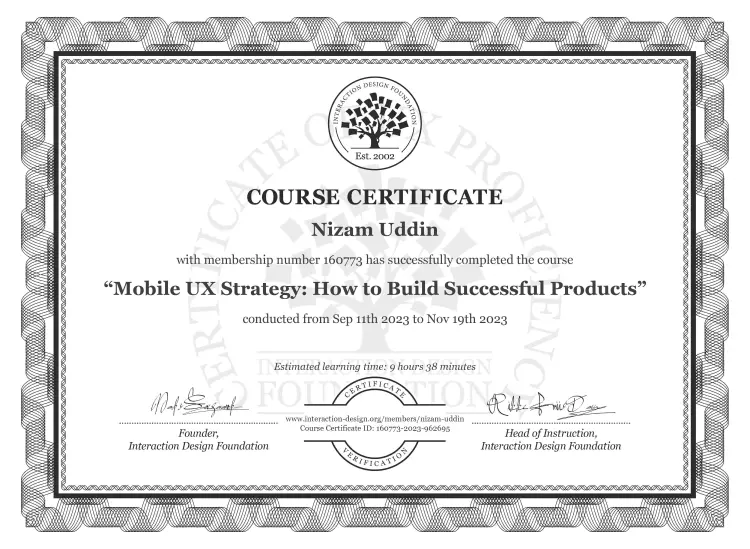 ux-ui certificate image